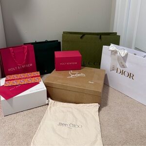 Designer Shopping Bags/ Box Bundle
